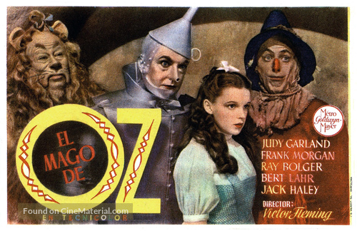 The Wizard of Oz - Spanish Movie Poster