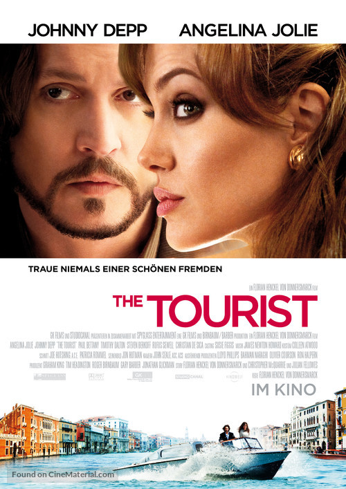 The Tourist - German Movie Poster