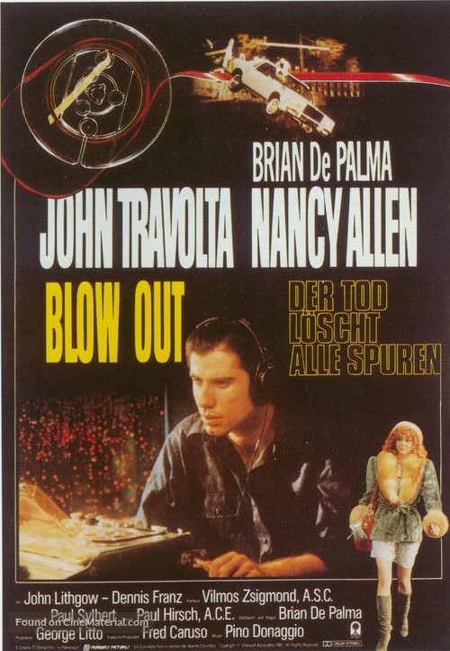 Blow Out - German Movie Poster