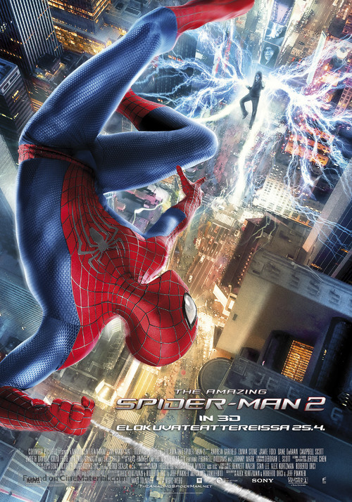 The Amazing Spider-Man 2 - Finnish Movie Poster