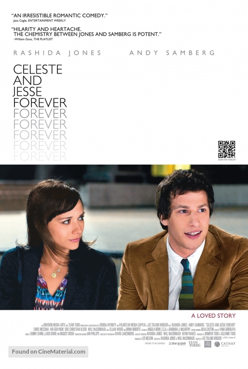 Celeste and Jesse Forever - Singaporean Movie Poster