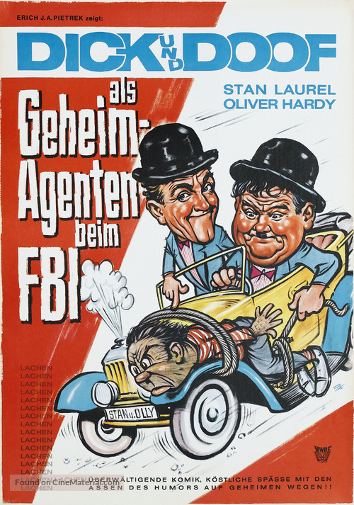 The Big Noise - German Re-release movie poster
