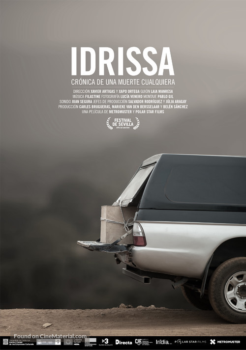 Idrissa, cr&ograve;nica d&#039;una mort qualsevol - Spanish Movie Poster
