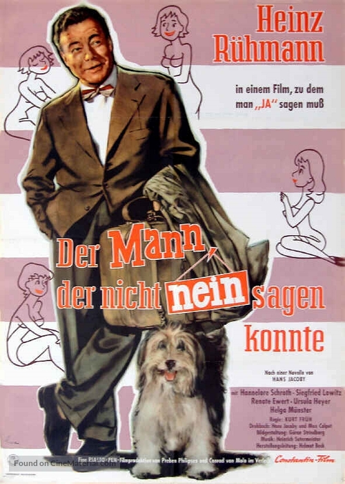 Der Mann, der nicht nein sagen konnte - German Movie Poster