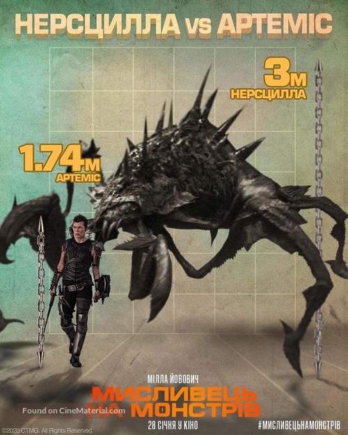 Monster Hunter - Ukrainian Movie Poster