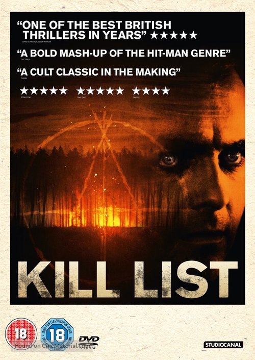 Kill List - British DVD movie cover
