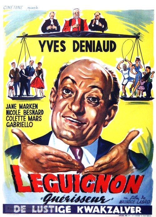 Leguignon gu&eacute;risseur - Belgian Movie Poster