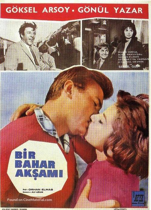 Bir bahar aksami - Turkish Movie Poster