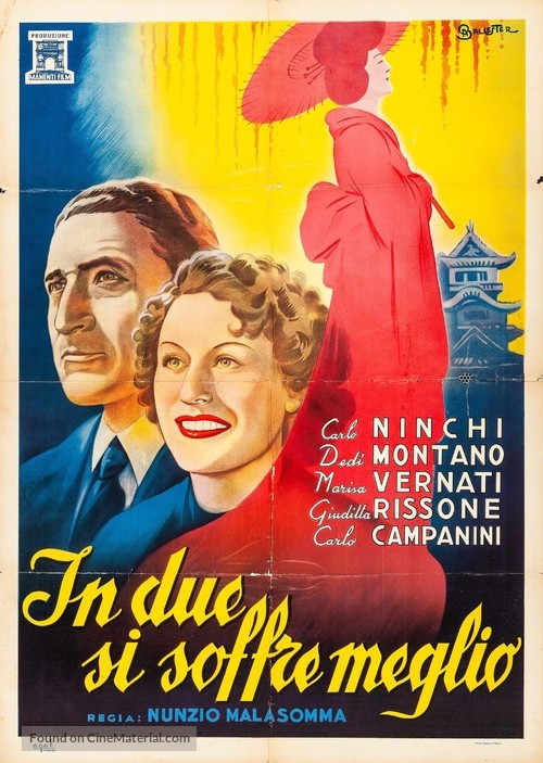 In due si soffre meglio - Italian Movie Poster