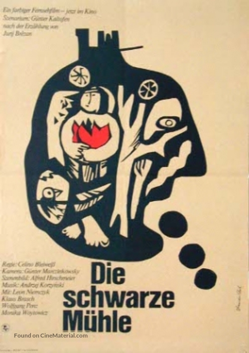 Die schwarze M&uuml;hle - German Movie Poster