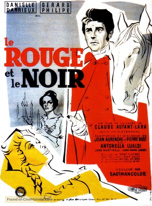 Le rouge et le noir - French Movie Poster