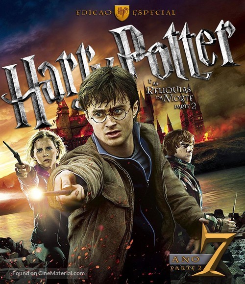 Harry Potter and the Deathly Hallows - Part 2 - Brazilian Movie Cover