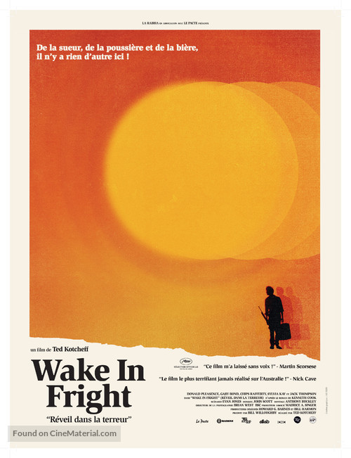 Wake in Fright - French Re-release movie poster