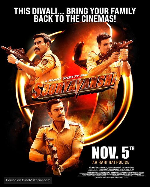 Sooryavanshi - Indian Movie Poster