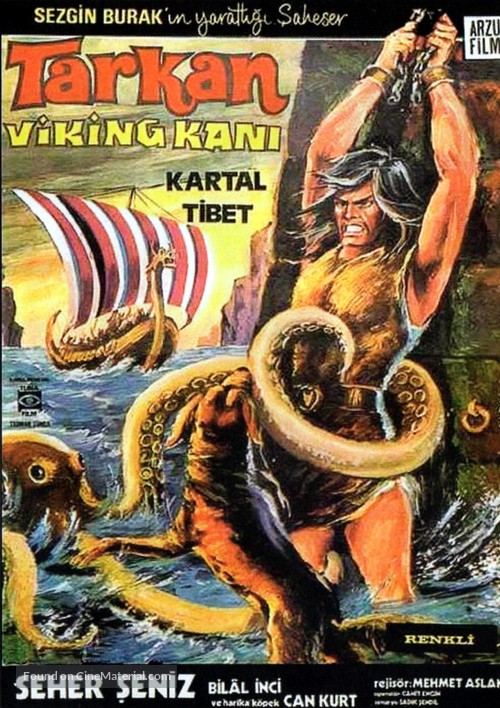 Tarkan Viking kani - Turkish Movie Poster