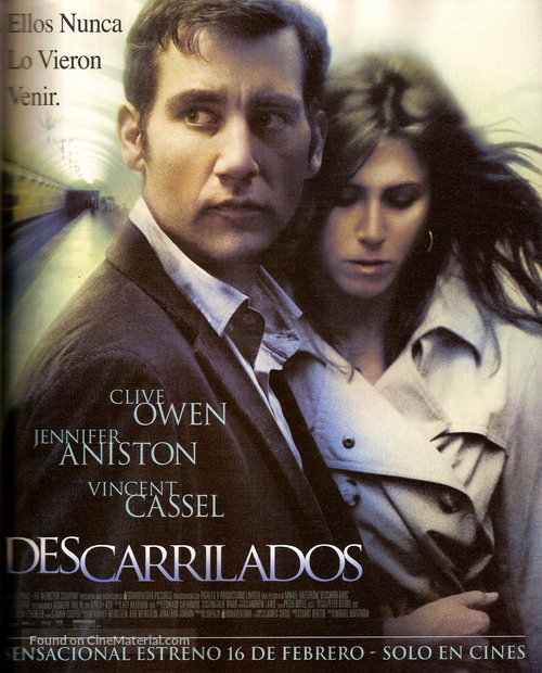 Derailed - Argentinian Movie Poster