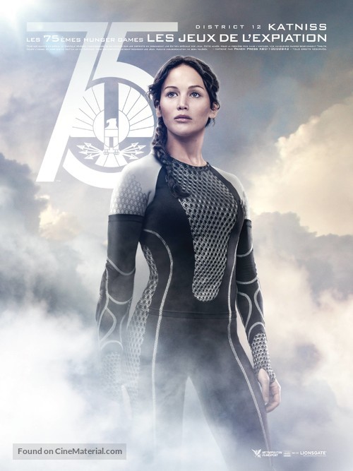 The Hunger Games: Catching Fire - French Movie Poster