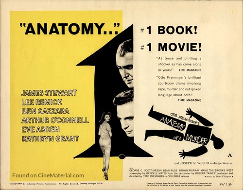 Anatomy of a Murder - Movie Poster