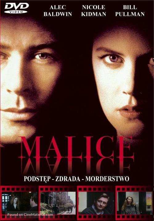 Malice - Polish DVD movie cover