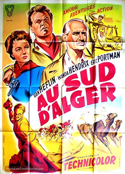 South of Algiers - French Movie Poster