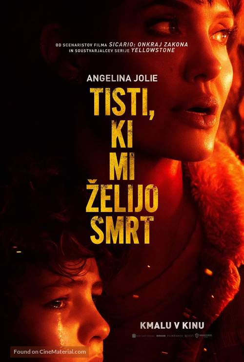 Those Who Wish Me Dead - Slovenian Movie Poster