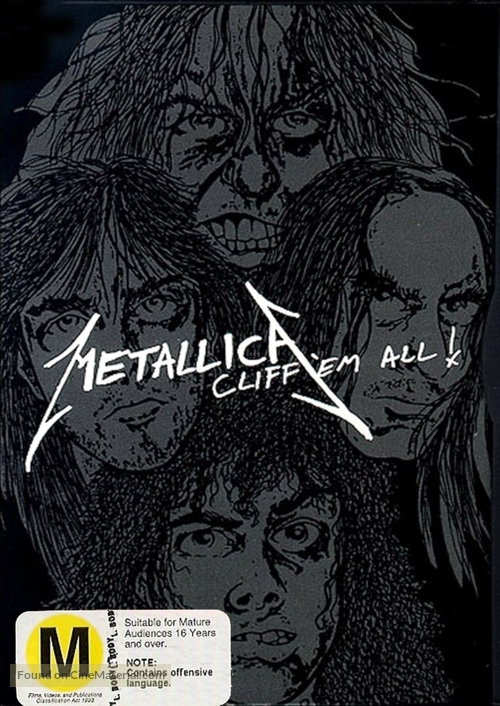 Metallica: Cliff &#039;Em All! - New Zealand Movie Cover