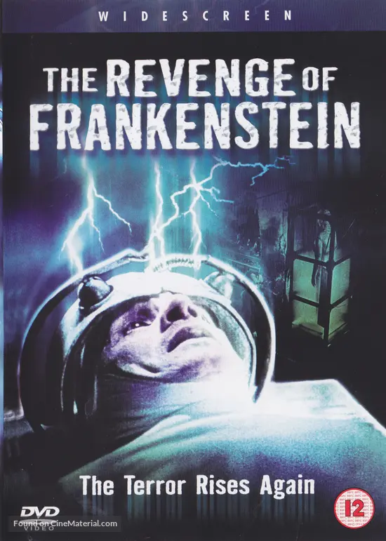 The Revenge of Frankenstein - British DVD movie cover