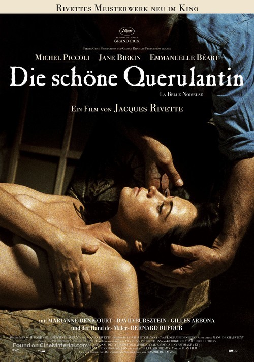 La belle noiseuse - German Movie Poster