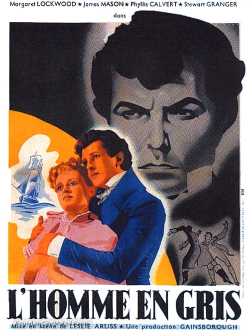 The Man in Grey - French Movie Poster
