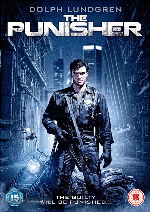 The Punisher - British DVD movie cover