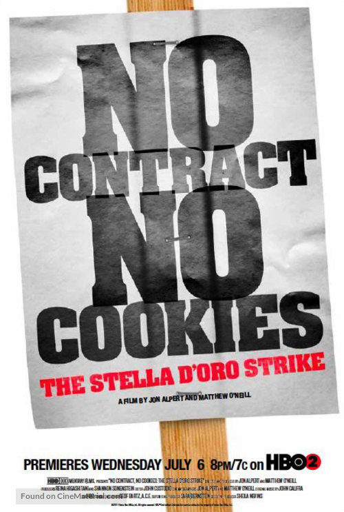 No Contract, No Cookies: The Stella D&#039;Oro Strike - Movie Poster