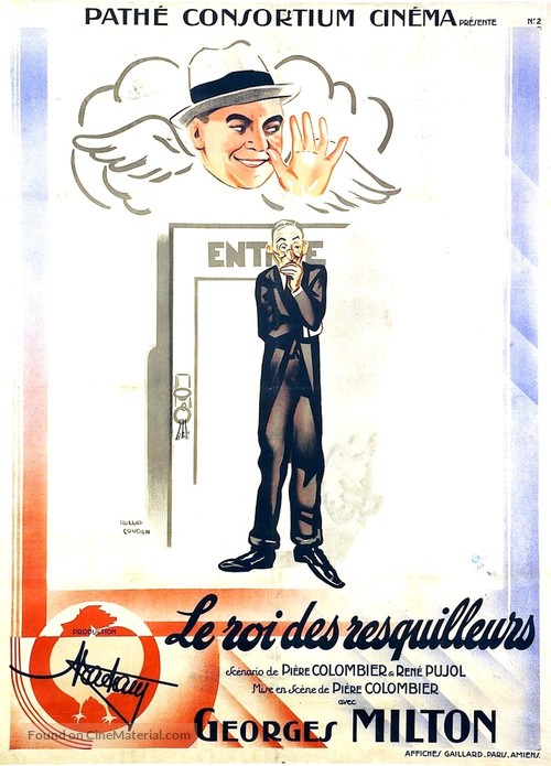 Le roi des resquilleurs - French Movie Poster