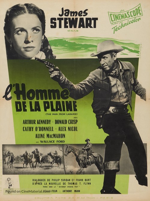 The Man from Laramie - French Movie Poster