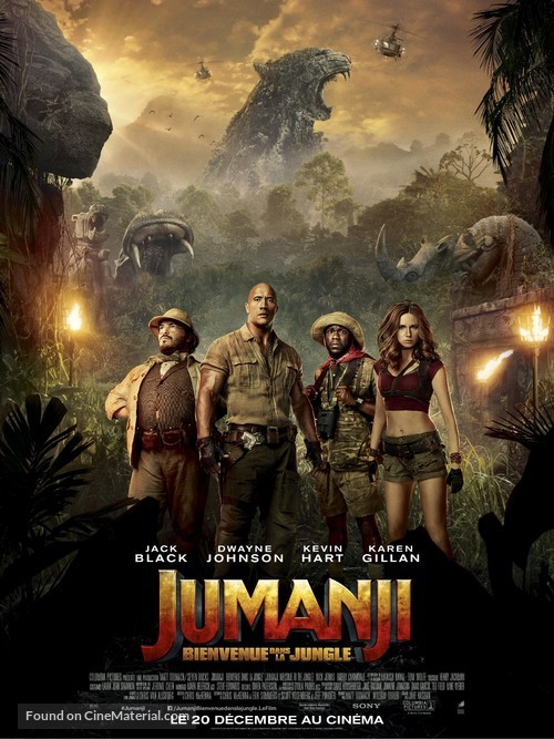 Jumanji: Welcome to the Jungle - French Movie Poster