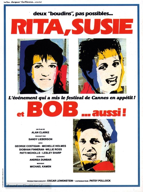 Rita, Sue and Bob Too - French Movie Poster
