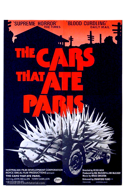 The Cars That Ate Paris - Australian Movie Poster