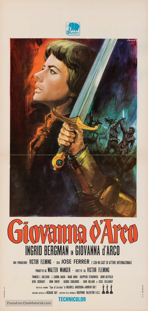 Joan of Arc - Italian Movie Poster