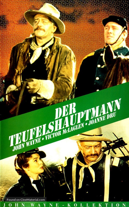 She Wore a Yellow Ribbon - German VHS movie cover