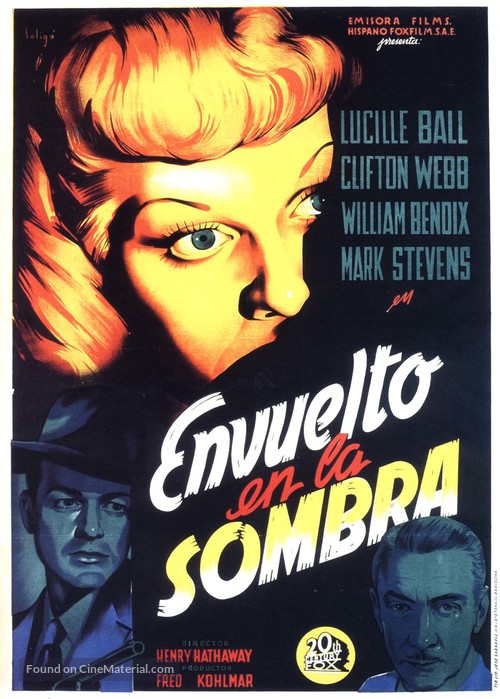 The Dark Corner - Spanish Movie Poster