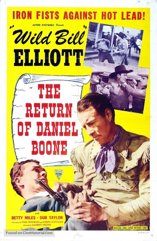 The Return of Daniel Boone - Movie Poster