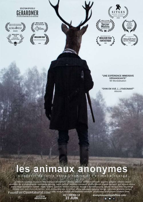 Les Animaux Anonymes - French Movie Poster