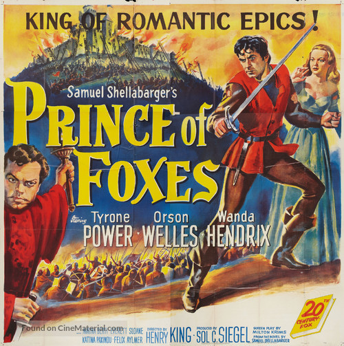 Prince of Foxes - Movie Poster