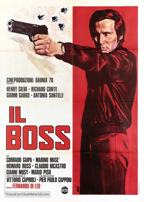 Il boss - Italian Movie Poster