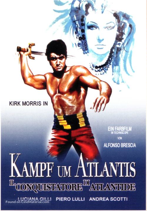Il conquistatore di Atlantide - German Movie Poster