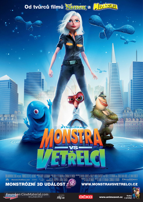 Monsters vs. Aliens - Czech Movie Poster