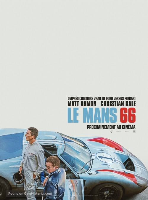 Ford v. Ferrari - French Movie Poster