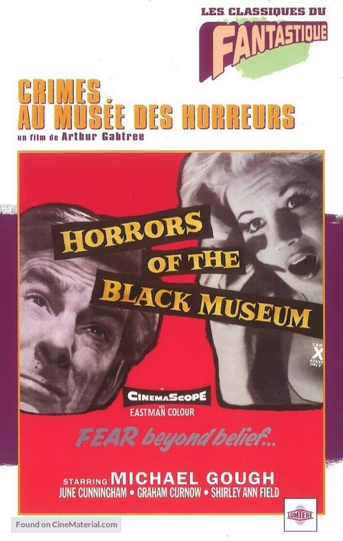 Horrors of the Black Museum - French VHS movie cover
