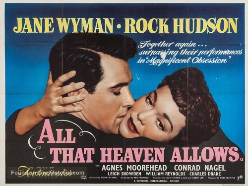 All That Heaven Allows - British Movie Poster