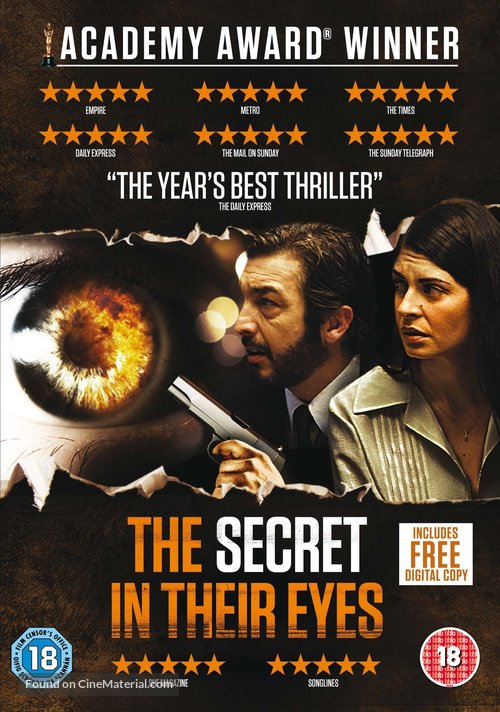 El secreto de sus ojos - British DVD movie cover