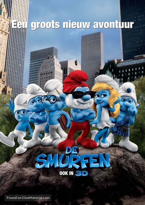 The Smurfs - Dutch Movie Cover